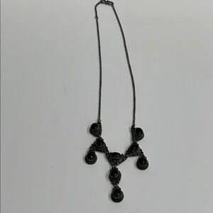 Faux, Costume, Vintage Jewelry Elegant Black Necklace